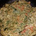 El cooksnap de dializ Albiter❤ cuando hizo Pollo con Rajas y Crema.