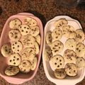 El cooksnap de Carla Roballo cuando hizo Cookies clásicas (galletitas americanas).