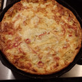 El cooksnap de Ricardo Bancalari cuando hizo Tarta de cebolla, jamón y muzzarella.
