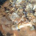 El cooksnap de Prinuria cuando hizo Manitas de cerdo con trompetas y rebozuelos.