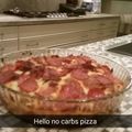 jack.odonohoe's cooksnap of when they made Doughless Pizza (low carb).