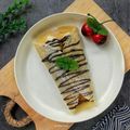 Cooksnap dari Ayu (Mama Aura) untuk resep Resep Pisang Crepes Coklat Salju
