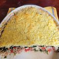 El cooksnap de Julio Magaña cuando hizo 290. Pastel de coliflor, ternera picada, espinacas y roquefort (principal verdura).
