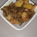 Saumya bhati का कुकस्नैप जब उन्होंने सेम आलू की सूखी सब्जी(same aloo ki sabzi recipe in hindi) बनाया था।