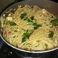 El cooksnap de Chamba Hdǝz Barraza cuando hizo Espaguetis sin salsa.