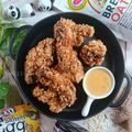 Cooksnap Lily Suryani Mohd Ali semasa beliau membuat Ayam Crispy OatMeal Sos Telur Masin.