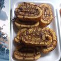 El cooksnap de las locura de luciana chaine cuando hizo Arrollado de dulce de leche.
