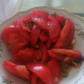 El cooksnap de Jorgo cuando hizo Tomates raf con refrito de ajo y perejil.