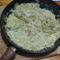 El cooksnap de Romina Diaz Seguel cuando hizo Pechugas de pollo con crema de puerros y champiñones.