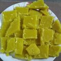 Meena Ramesh's cooksnap of when they made தலைப்பு : சாப்ட் மைசூர்பாக்(soft mysorepak recipe in tamil).