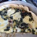 El cooksnap de Cecilia cuando hizo Tarta de acelga, espinaca y champiñones.