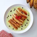 Cooksnap dari Nay's Kitchen untuk resep Pisang Berendam Vla Susu