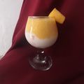 Cooksnap dari Titis Suzenik untuk resep Milky Mango Yakult with Jelly Nata de Coco