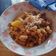 El cooksnap de Gabriela Conte cuando hizo Guiso de dedalón con carne picada.