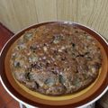 El cooksnap de Diana Carames cuando hizo Torta de melón y pera al vino tinto.