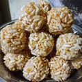 Dimple 2011's cooksnap of when they made મમરા ના લાડુ (Mamra Ladoo Recipe in Gujarati).