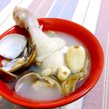 亞君蔡 的 蛤蜊蒜頭雞湯 cooksnap