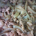 koto032's cooksnap of when they made 豚薄切り肉と玉葱の豚丼.