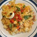 El cooksnap de Miguel Paz Bedoya cuando hizo Arroz con mariscos.