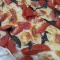 El cooksnap de Andre cuando hizo Tarta Caprese.