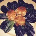 Jaci J's cooksnap of when they made buffalo chicken meatballs.