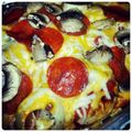 Ambermarie1984's cooksnap of when they made Doughless Pizza (low carb).