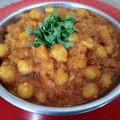 Sapana Kanani's cooksnap of when they made પંજાબી છોલે (Punjabi chhole recipe in Gujarati).