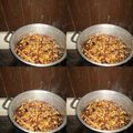 El cooksnap de Eddy Bretado cuando hizo Ponche Navideño.