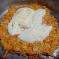 El cooksnap de Anna Bella alias Moni Argento cuando hizo "Pizza" con masa naranja💜.