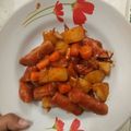 Cooksnap dari titi untuk resep Tumis Kentang Sosis Asam Manis