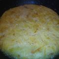 El cooksnap de María C. Comendador cuando hizo Tortilla de patatas vegana (sin huevo).