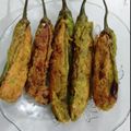 Shilpa Ravindra Kulkarni's cooksnap of when they made खान्देशी पीठ भरून मिरची (pith bharun mirchi recipe in marathi).
