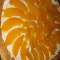 El cooksnap de Mayra Ascarruz cuando hizo Tarta de duraznos con crema.