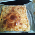 El cooksnap de Miriam Parralejo cuando hizo Empanada de jamón York y queso.