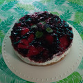 El cooksnap de Karina Gonzalez Fernandez cuando hizo Cheesecakes de Frutos Rojos sin horno 🍓.