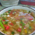 El cooksnap de Carlos Gorostiaga cuando hizo Salsa Criolla Argentina.