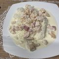 El cooksnap de Florencia Ascárate Andrada cuando hizo Strogonof de pollo con arroz frito.