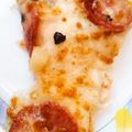 Anousha Qureshi's cooksnap of when they made Mincy Pizza.