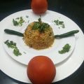 Geetha Srinivasan का कुकस्नैप जब उन्होंने शेजवान फ्राइड राइस देशी तड़का (Fried rice desi tadka recipe in hindi) बनाया था।