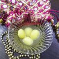 पूनम सक्सेना का कुकस्नैप जब उन्होंने रोज़ रसगुल्ले(Rose rasgulle recipe in hindi) बनाया था।