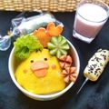 Cooksnap dari Tata My Beloved untuk resep Nasi bento karakter sederhana🍱