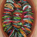 El cooksnap de Manel cuando hizo Ratatouille de verduras.