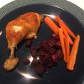 Ágnes Balogh Cooksnap-ja, amikor elkészítette a(z) Mézes mustáros sült csirkecomb receptet.