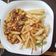 El cooksnap de cecilia cuando hizo Tomaticán con papas fritas.