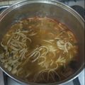 El cooksnap de Paz Contreras Vega cuando hizo Porotos blancos con zapallo y choclo.