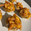 El cooksnap de Noelia López cuando hizo Champiñones rellenos de bacon y queso.