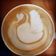 کوک اسنپ محسن سیدی بعد از امتحان کردن لاته آرت (latte art).