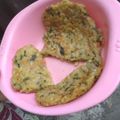 Cooksnap dari Kusuma Arum Ningsih untuk resep Omelette Nasi Bayam #MPASI 1y+