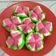Cooksnap dari Yuli Yanti untuk resep Bolu kukus mekar motif semangka