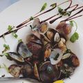 Cooksnap de Filipa Vasconcelos quando cozinhou Amêijoas à Bulhão Pato.